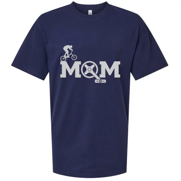 Cyclist Mom Cycling Gift Sueded Cloud Jersey T-Shirt