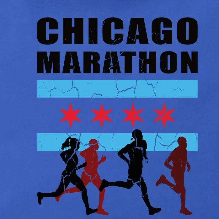 Chicago Marathon Zip Tote Bag