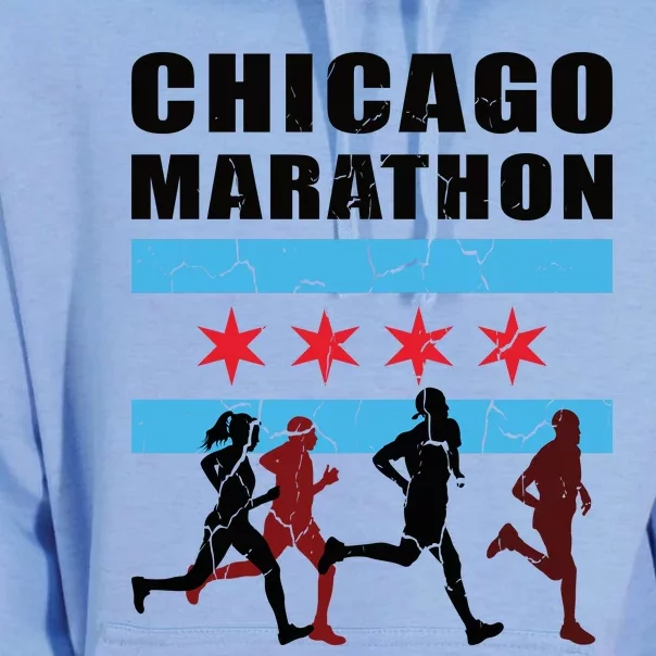 Chicago Marathon Unisex Surf Hoodie