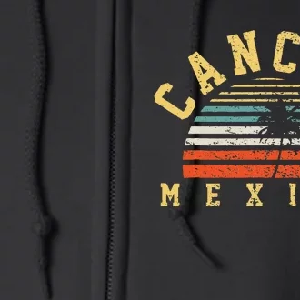 Cancun Mexico Full Zip Hoodie