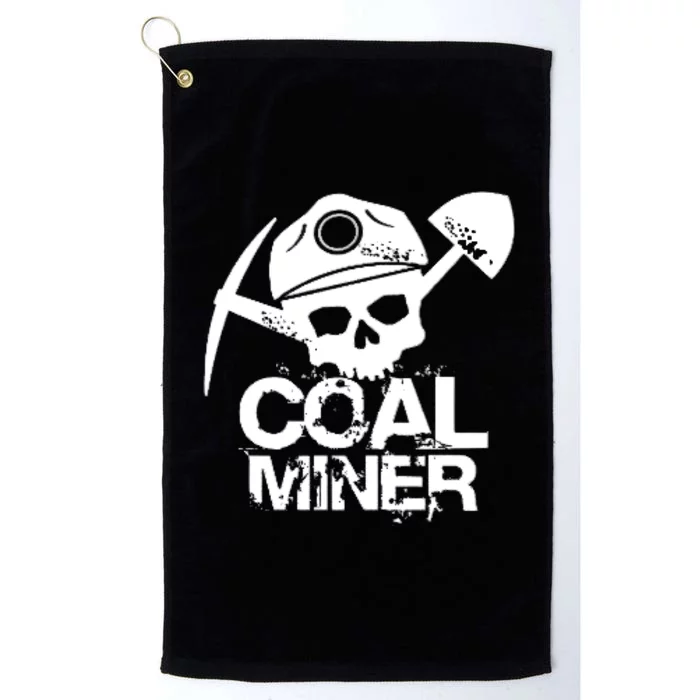 Coal Miner Platinum Collection Golf Towel