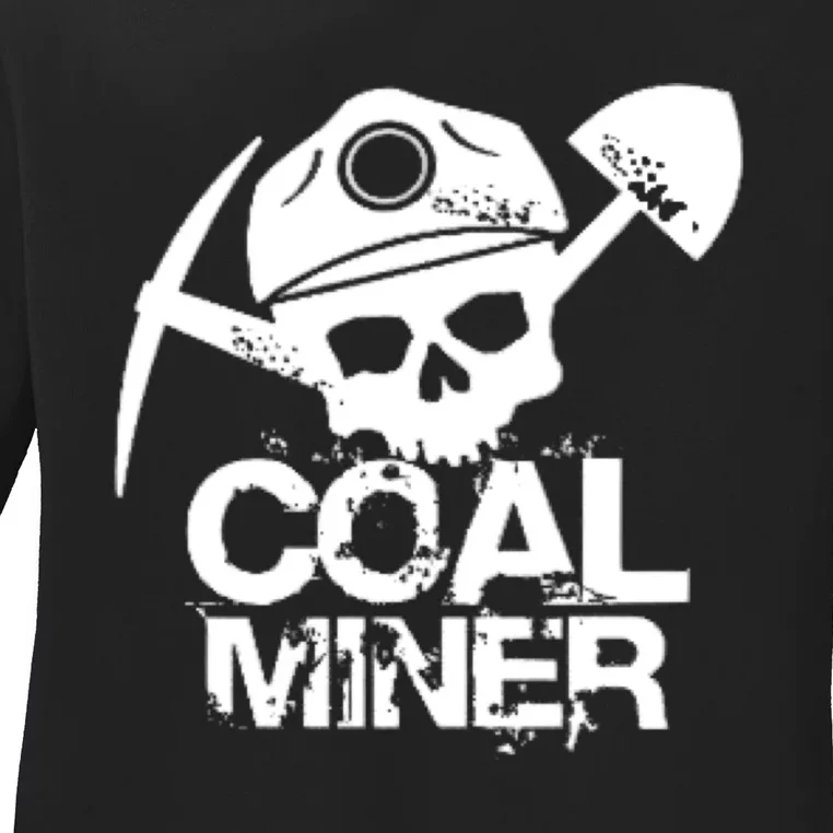 Coal Miner Ladies Long Sleeve Shirt