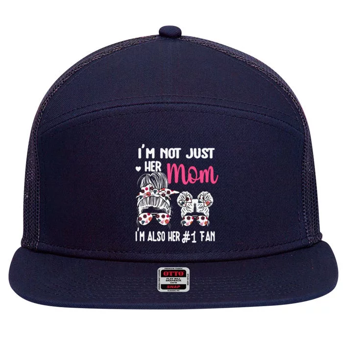 Cheer Mom Cheerleading Mama Cheerleader Mother 7 Panel Mesh Trucker Snapback Hat