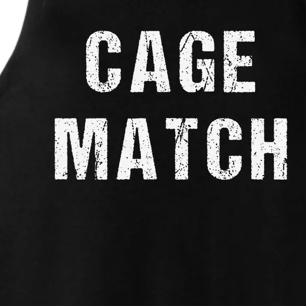 Cage Match Ladies Tri-Blend Wicking Tank