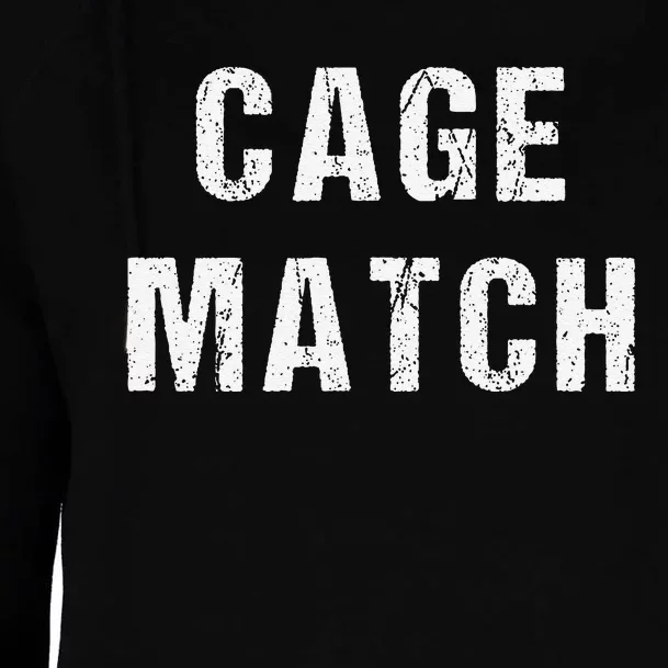 Cage Match Womens Funnel Neck Pullover Hood