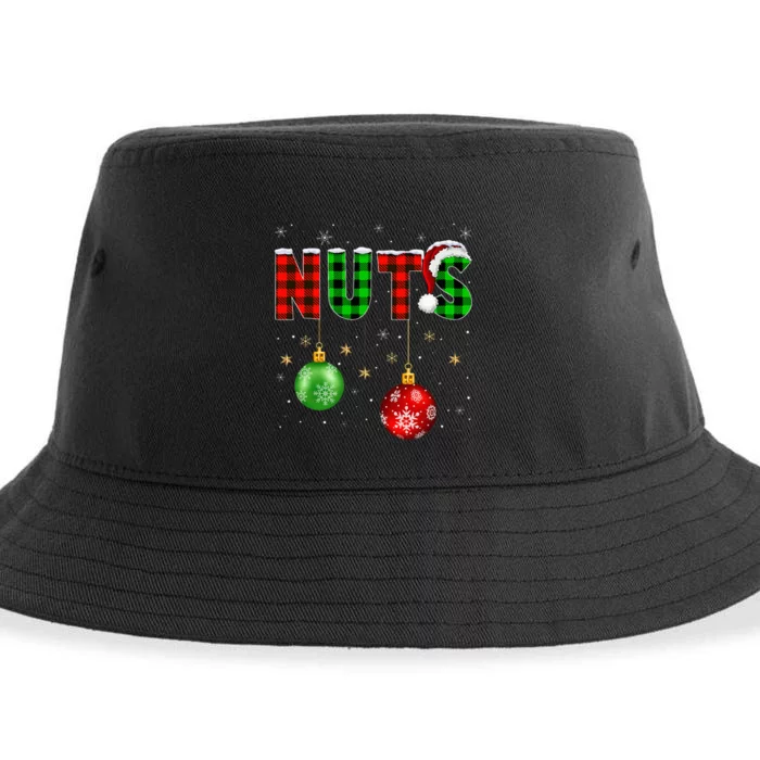 Christmas Matching Couple Family Chestnuts Sustainable Bucket Hat