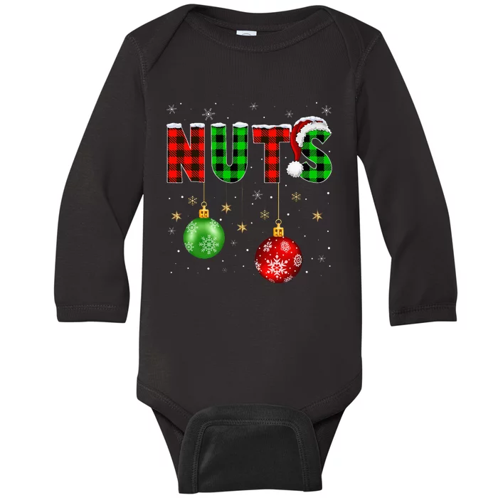 Christmas Matching Couple Family Chestnuts Baby Long Sleeve Bodysuit