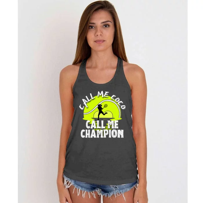 Call Me Coco Call Me Champion Women's Knotted Racerback Tank