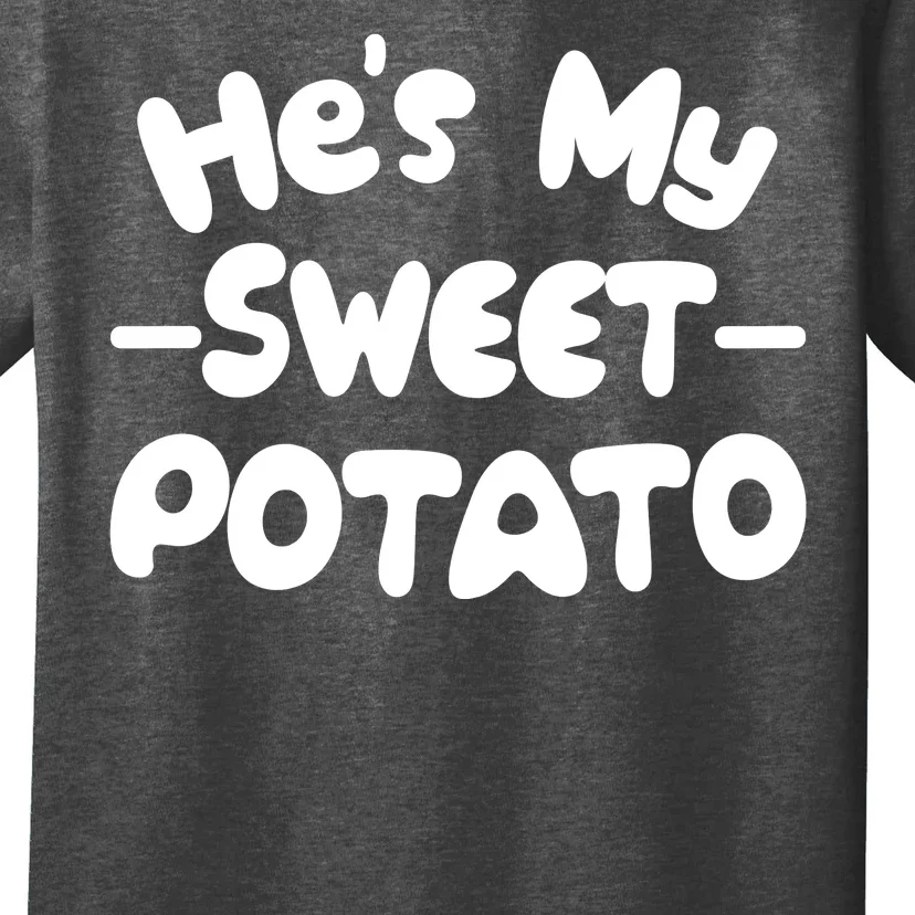 Cute Matching Couples He's My Sweet Potato T-Shirt