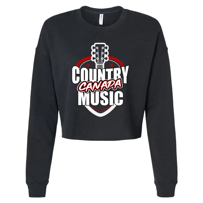 Country Music Canada Cropped Pullover Crew