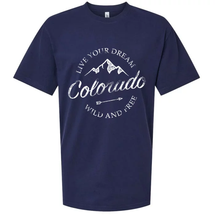 Colorado Mountains Sueded Cloud Jersey T-Shirt