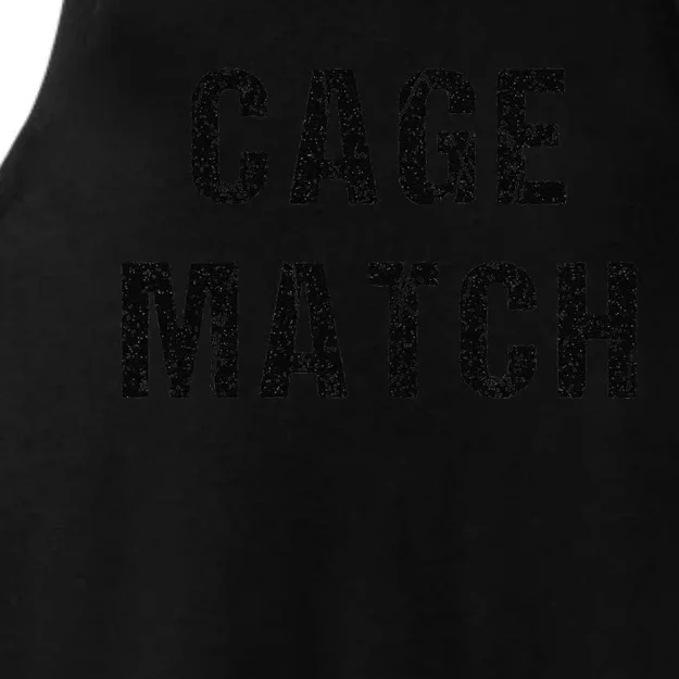 Cage Match Ladies Tri-Blend Wicking Tank