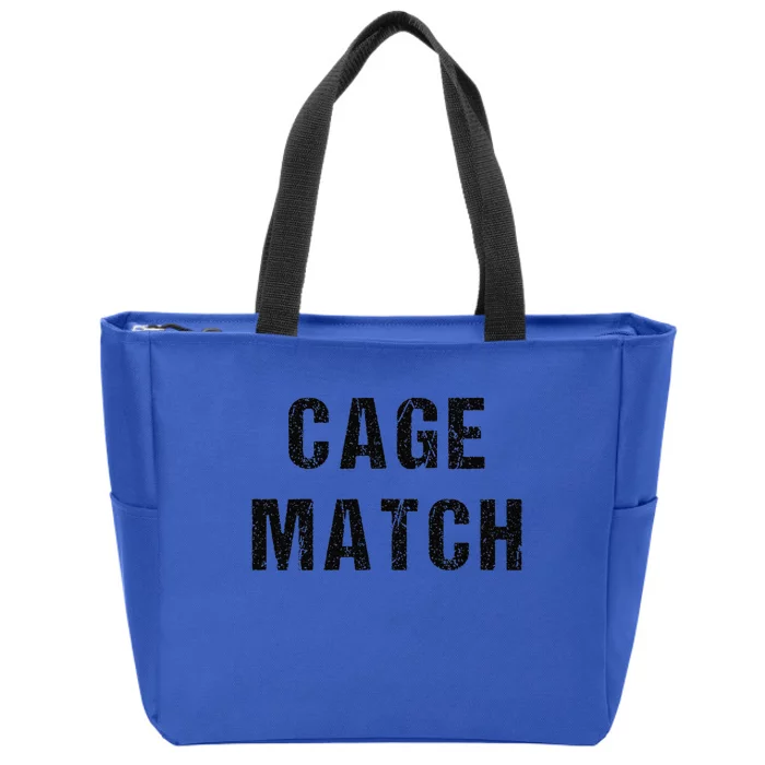 Cage Match Zip Tote Bag