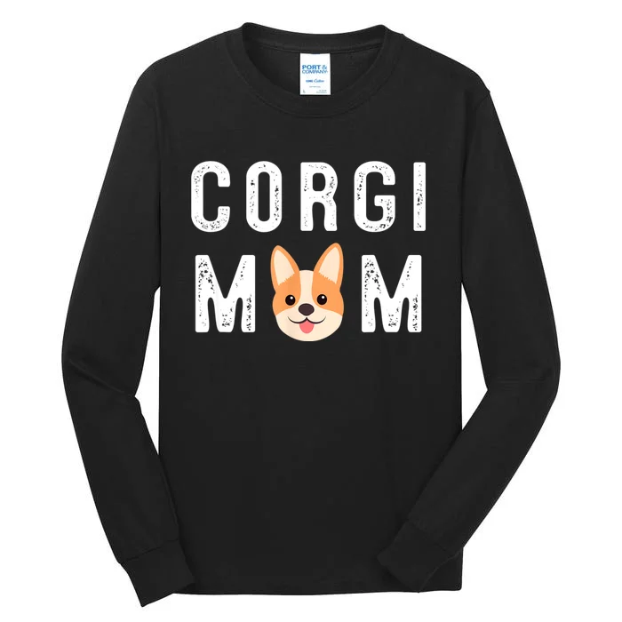 Corgi Mom Tall Long Sleeve T-Shirt