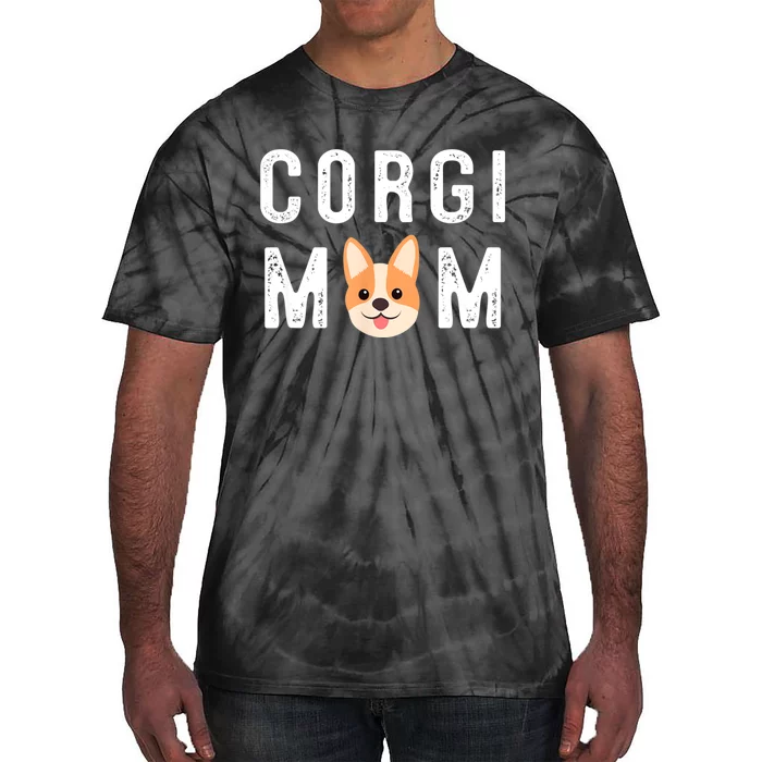 Corgi Mom Tie-Dye T-Shirt