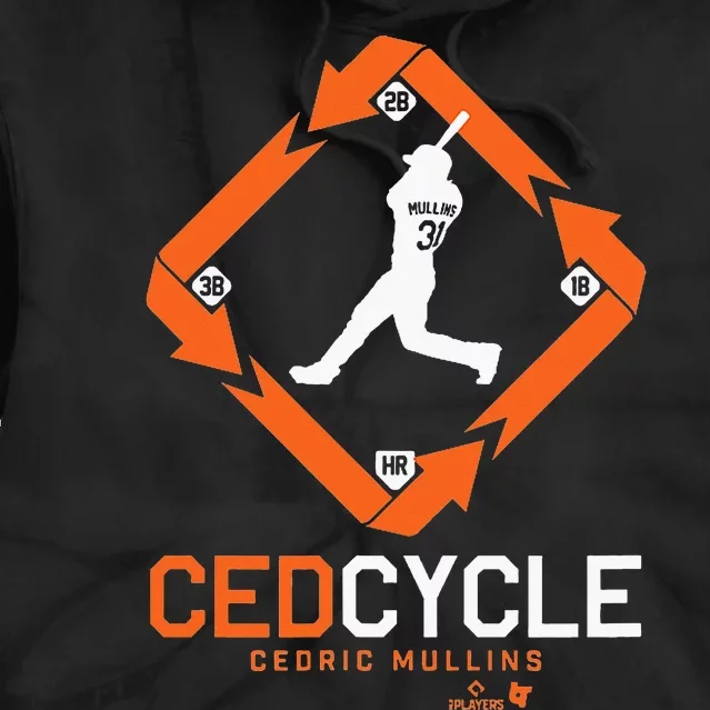 Cedric Mullins Cycle Baltimore Baseball Tie Dye Hoodie