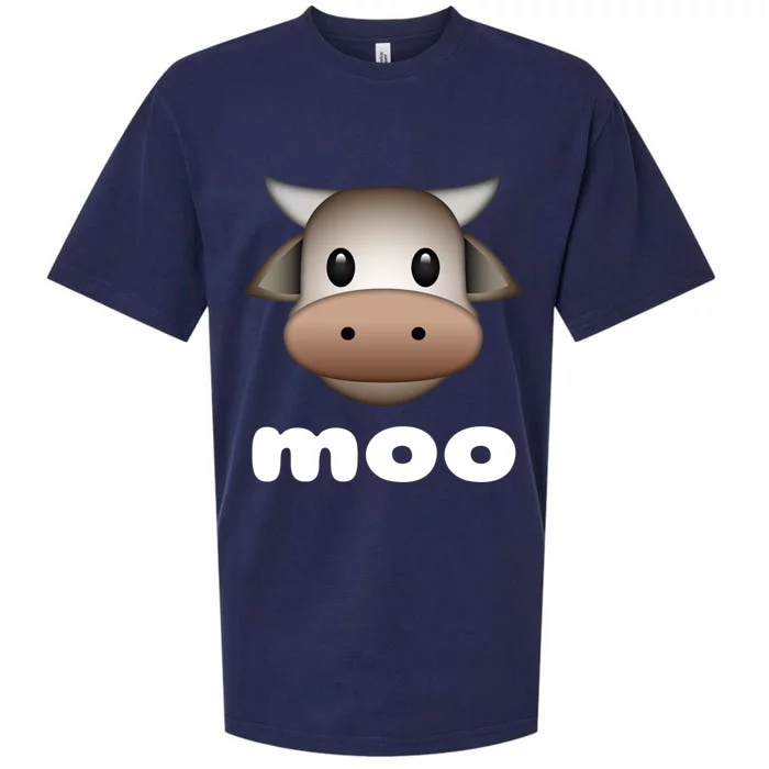 Cow Moo Cute Gift Sueded Cloud Jersey T-Shirt