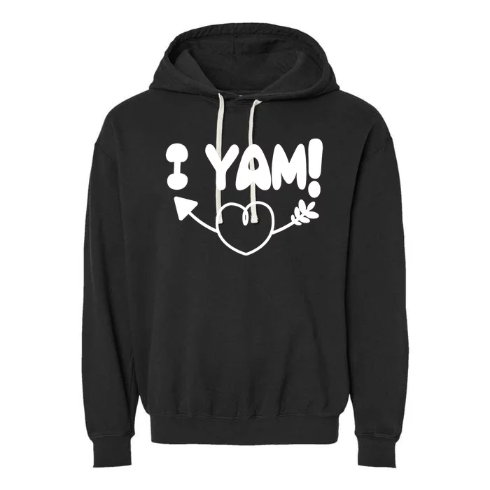 Cute Matching Couples I Yam Garment-Dyed Fleece Hoodie