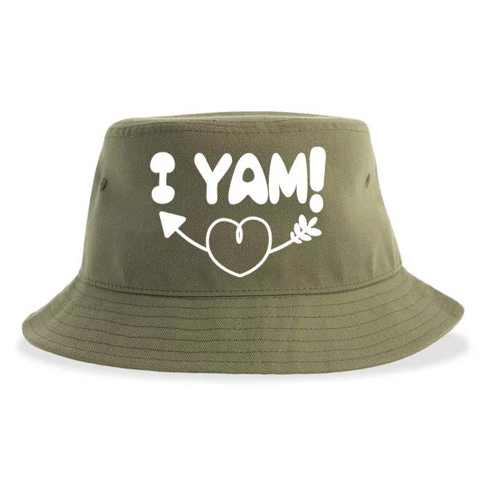 Cute Matching Couples I Yam Sustainable Bucket Hat