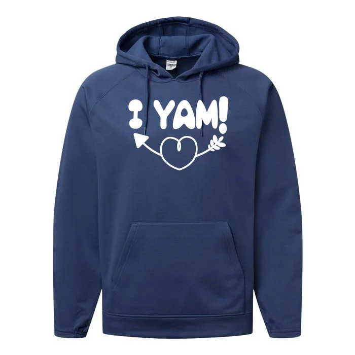 Cute Matching Couples I Yam Performance Fleece Hoodie