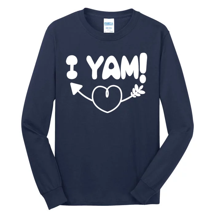 Cute Matching Couples I Yam Tall Long Sleeve T-Shirt