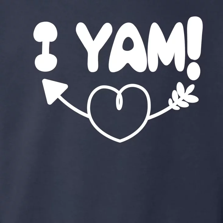 Cute Matching Couples I Yam Toddler Hoodie