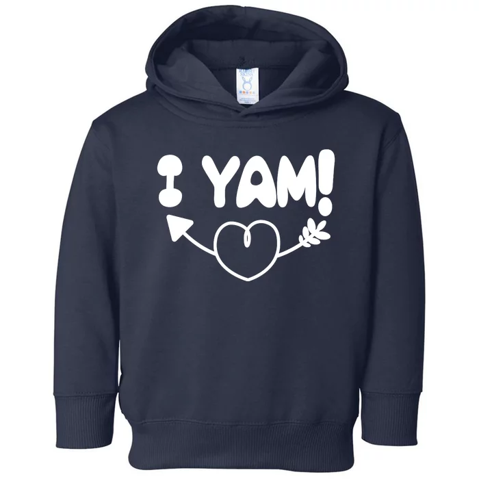 Cute Matching Couples I Yam Toddler Hoodie