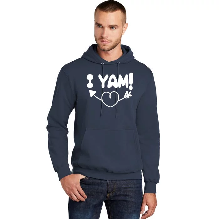 Cute Matching Couples I Yam Tall Hoodie