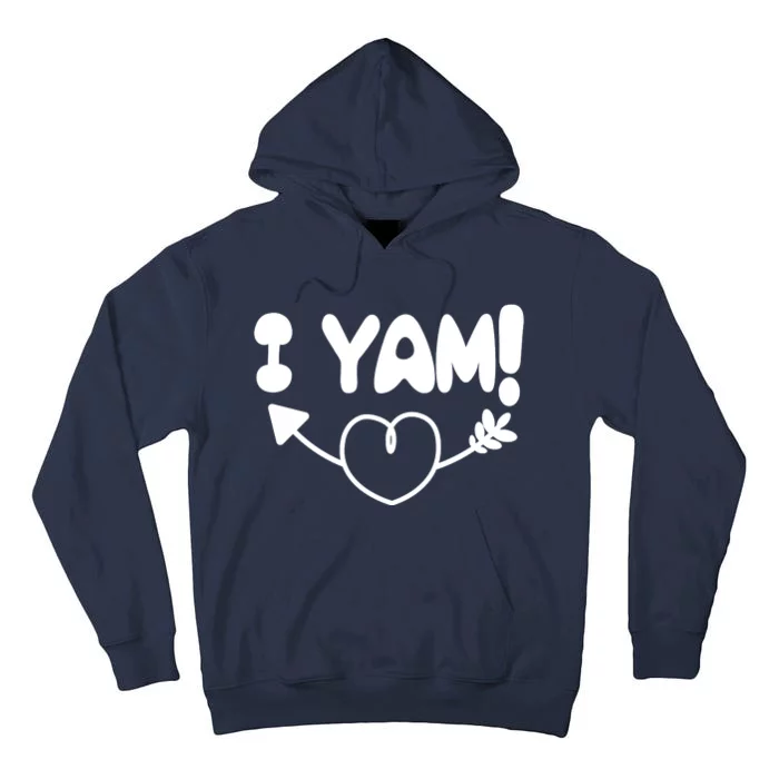 Cute Matching Couples I Yam Tall Hoodie