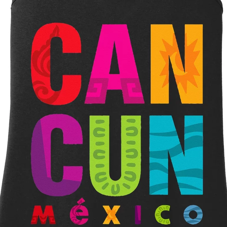 Cancun Mexico Ladies Essential Tank