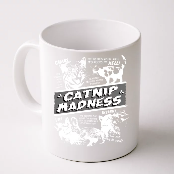 Catnip Madness Cute Kitten Funny Cat Pet Humor Front & Back Coffee Mug