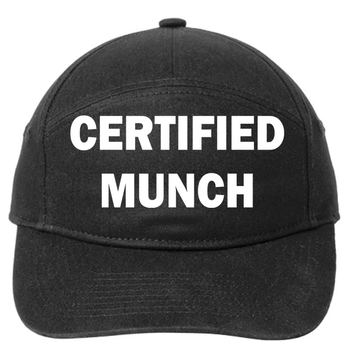 Certified Munch 7-Panel Snapback Hat