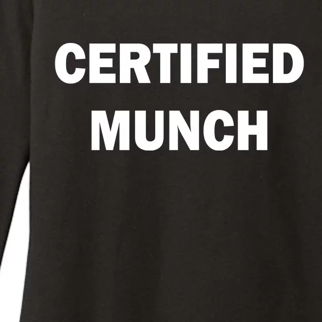 Certified Munch Womens CVC Long Sleeve Shirt