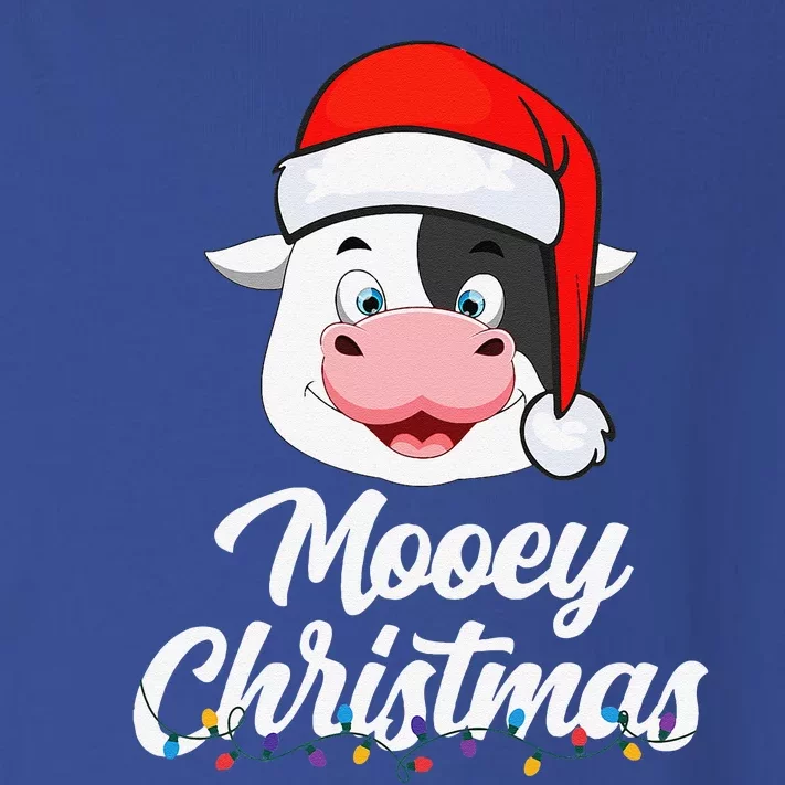 Cow Mooey Christmas Santa For Cow Lovers Toddler Long Sleeve Shirt