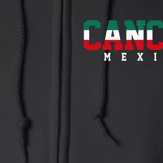 Cancun Mexico Full Zip Hoodie