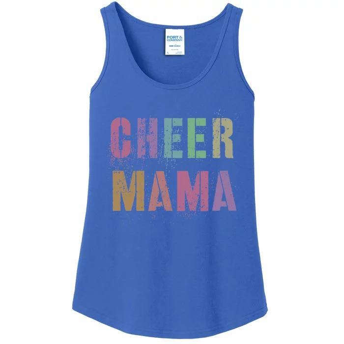 Cheer Mama Cheerleading Team Cheerleader Mom Supporter Great Gift Ladies Essential Tank