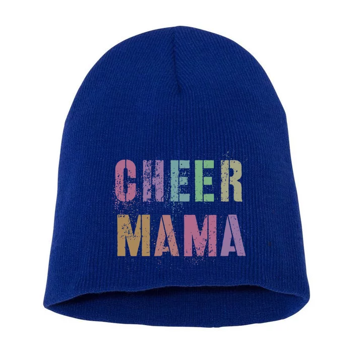 Cheer Mama Cheerleading Team Cheerleader Mom Supporter Great Gift Short Acrylic Beanie