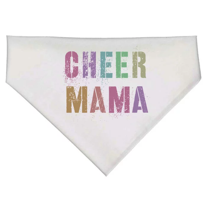 Cheer Mama Cheerleading Team Cheerleader Mom Supporter Great Gift USA-Made Doggie Bandana