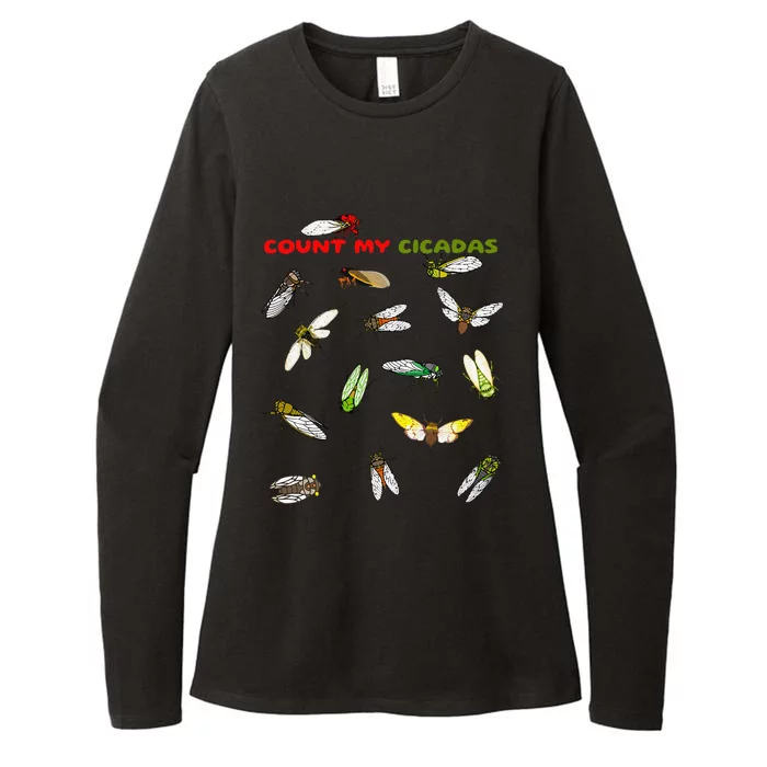 Count My Cicadas Cicadoidea Insect Cicada Invasion 2024 Womens CVC Long Sleeve Shirt