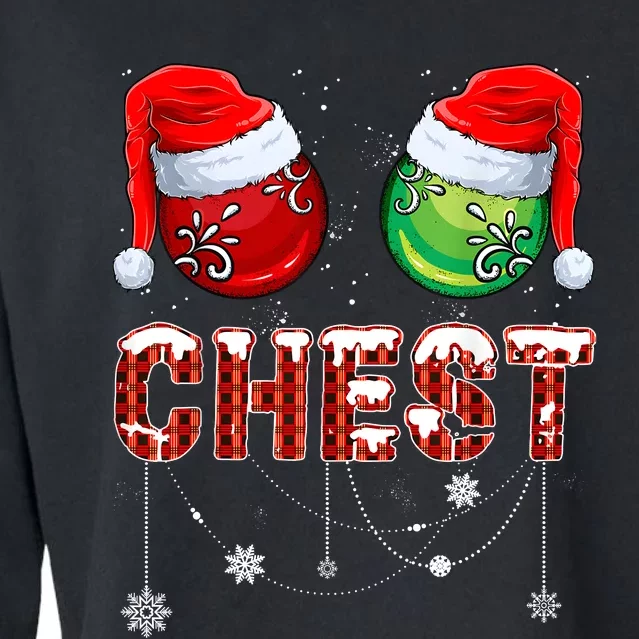 Christmas Matching Couple Family Chestnuts Cropped Pullover Crew