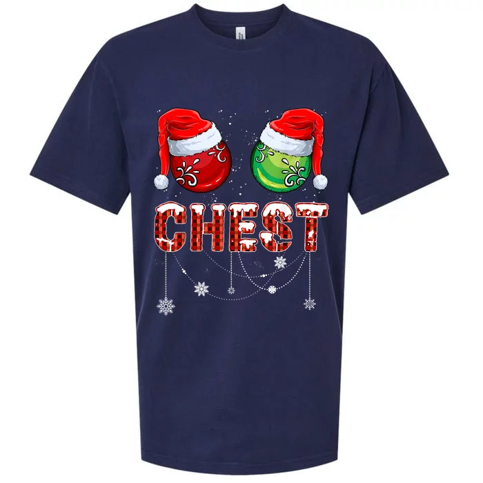 Christmas Matching Couple Family Chestnuts Sueded Cloud Jersey T-Shirt