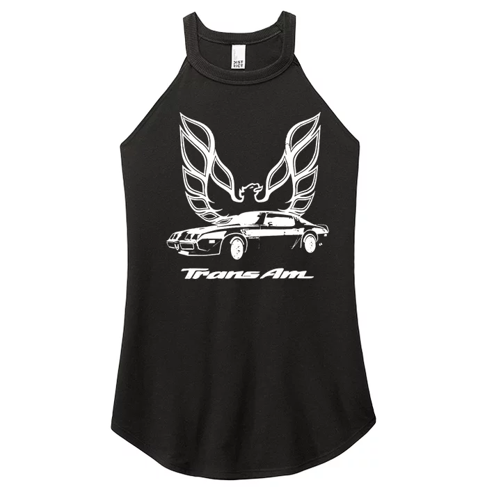 Classic Muscle Car Design Classic American Car Women’s Perfect Tri Rocker Tank