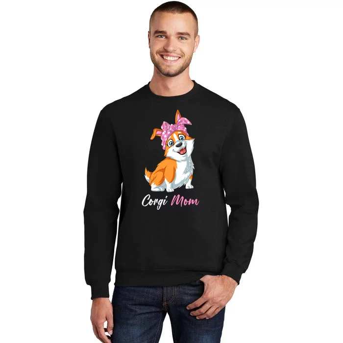 Corgi Mom Tall Sweatshirt