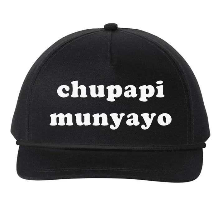 Chupapi Munyayo Snapback Five-Panel Rope Hat