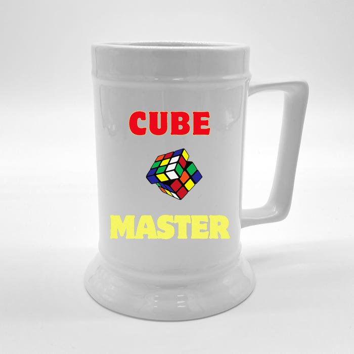 Cube Master Front & Back Beer Stein