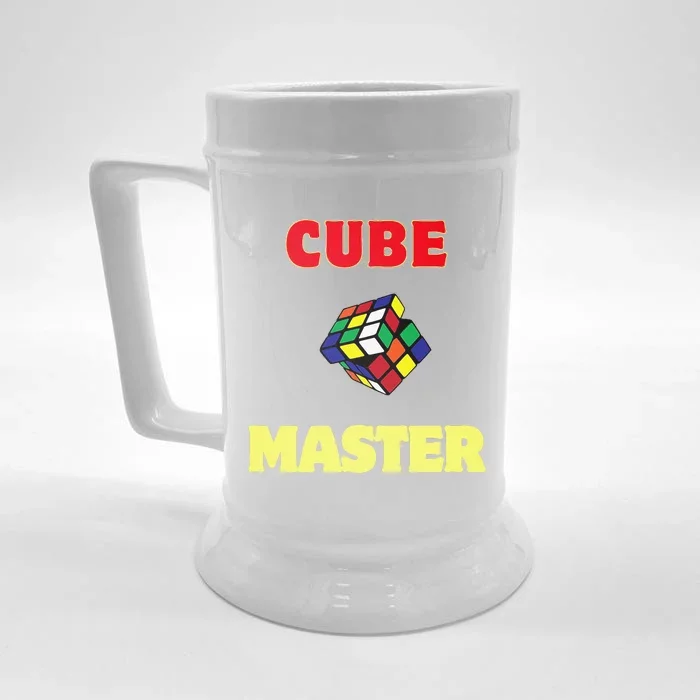 Cube Master Front & Back Beer Stein