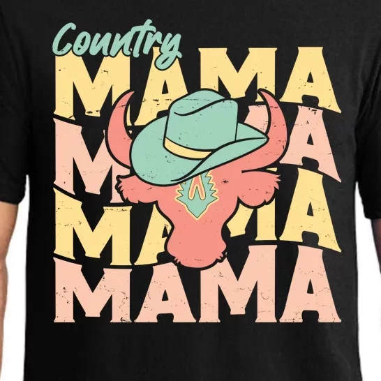 Country Mama Cowgirl Cute Mom Gift Pajama Set