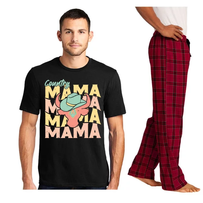 Country Mama Cowgirl Cute Mom Gift Pajama Set