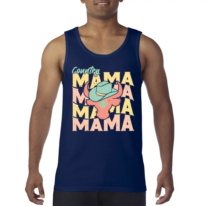 Country Mama Cowgirl Cute Mom Gift Tank Top