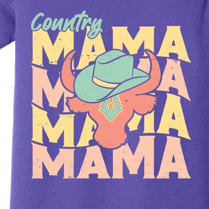 Country Mama Cowgirl Cute Mom Gift Baby Bodysuit